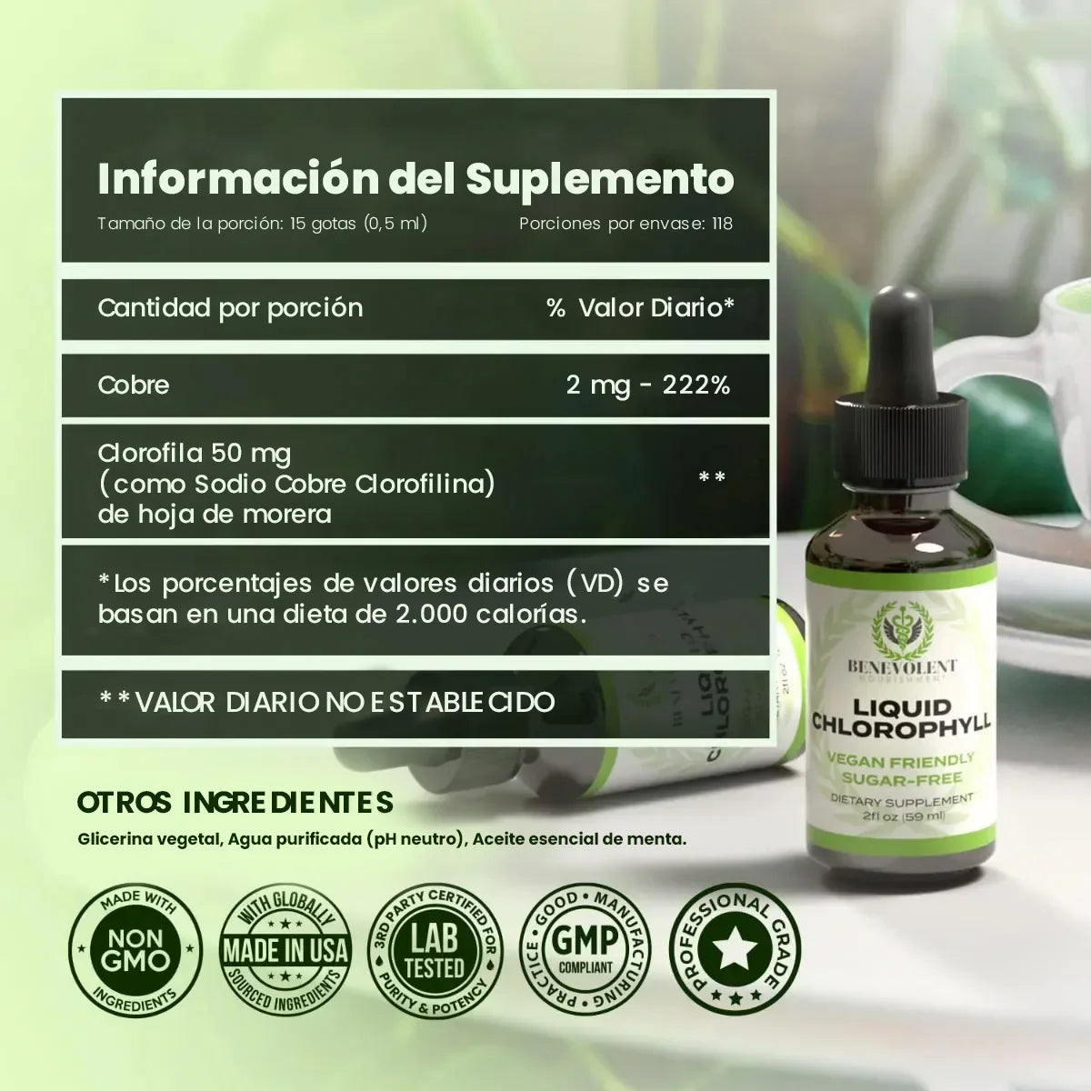 Kindness liquid chlorophyll