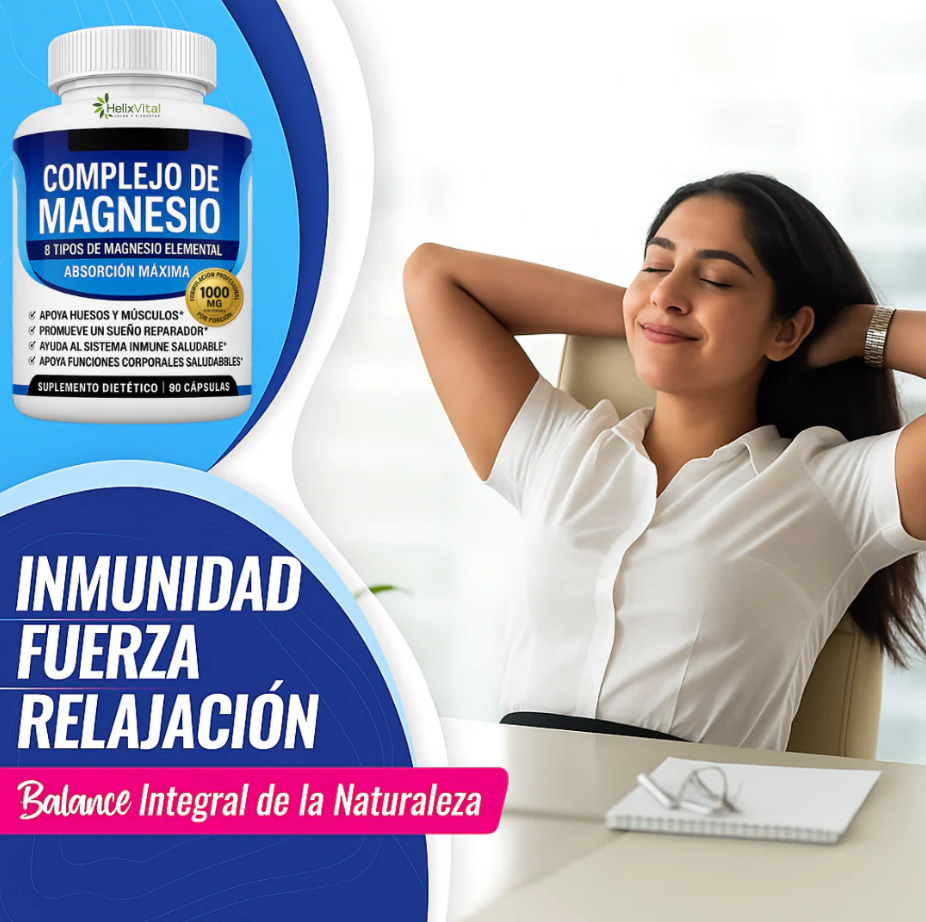 Magnesium Complex - 8 types of magnesium in a single capsule for your overall wellbeing.