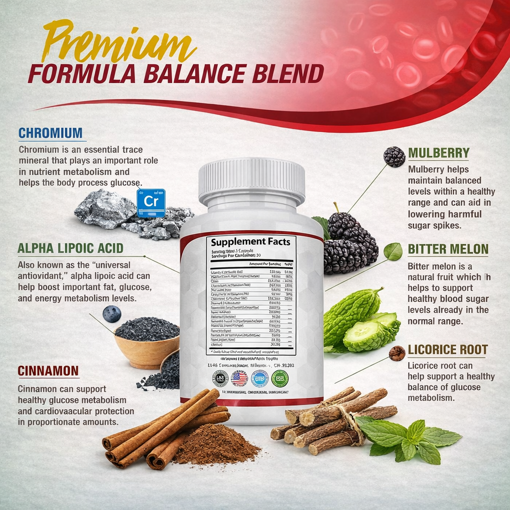 Blood Sugar Complex – Natural Formula for Metabolic Balance