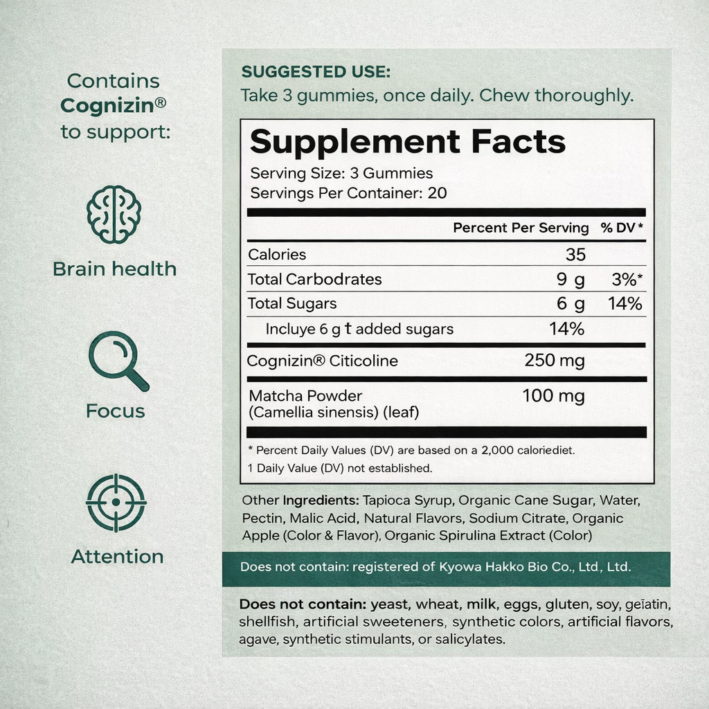 Goli® Matcha Mind: mental clarity in every gummy