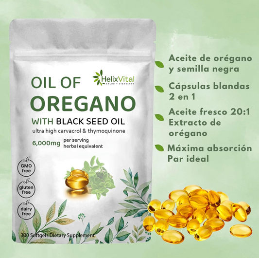 Oregano + Natural Black Seed™ — A natural supplement to support your daily wellbeing