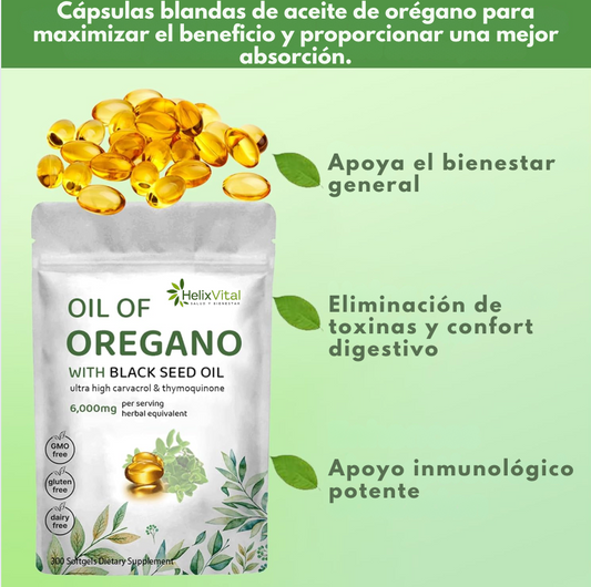 Oregano + Natural Black Seed™ — A natural supplement to support your daily wellbeing