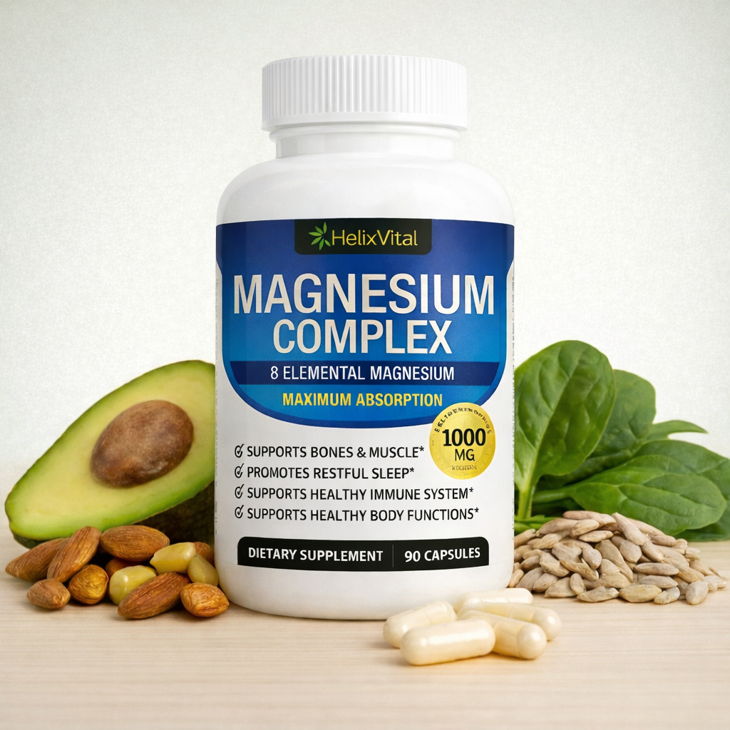 Magnesium Complex - 8 types of magnesium in a single capsule for your overall wellbeing.