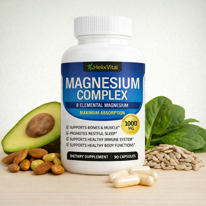 Magnesium Complex - 8 types of magnesium in a single capsule for your overall wellbeing.
