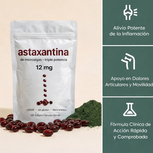 Astaxantina Premium – Antioxidante y Antiinflamatorio Natural
