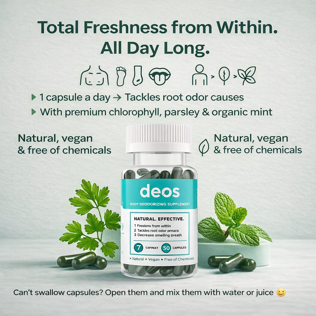 DEOS: Goodbye to Bad Odours, Hello to Natural Freshness
