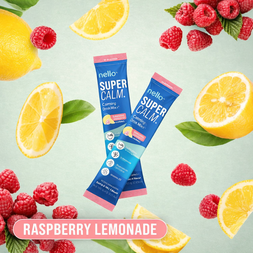 Nello SuperCalm - Ashwagandha with Guava and Lemon Flavour in Convenient Packets.