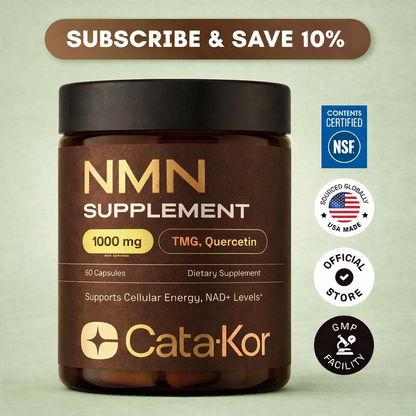 Cata-Kor NMN 1000mg | 4-in-1 NAD+ Cellular Energy Formula