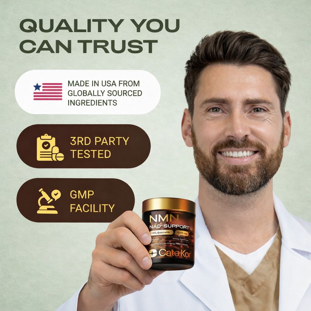 Cata-Kor NMN 1000mg | 4-in-1 NAD+ Cellular Energy Formula