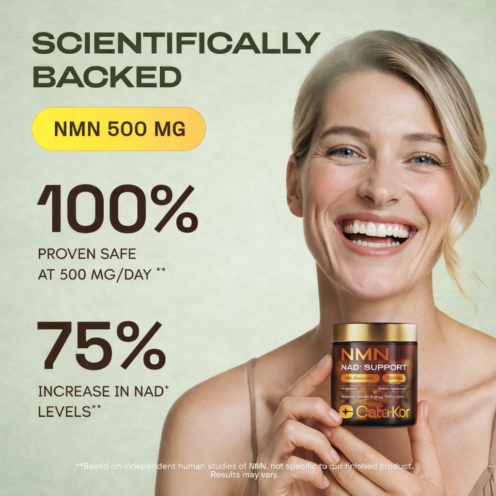 Cata-Kor NMN 1000mg | 4-in-1 NAD+ Cellular Energy Formula