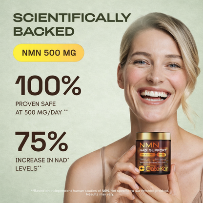 Cata-Kor NMN 1000mg | 4-in-1 NAD+ Cellular Energy Formula