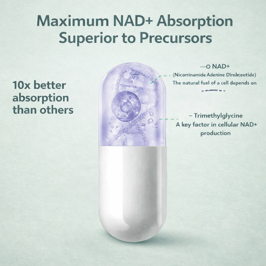 NAD+ Liposomal - Cellular Energy and Longevity in Every Capsule