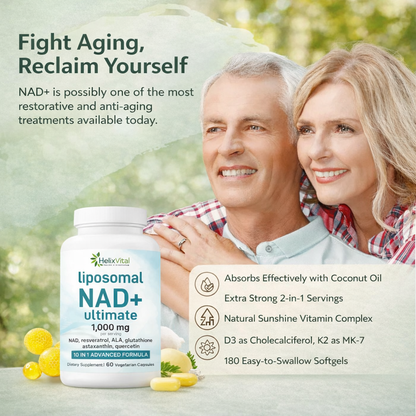 NAD+ Liposomal - Cellular Energy and Longevity in Every Capsule