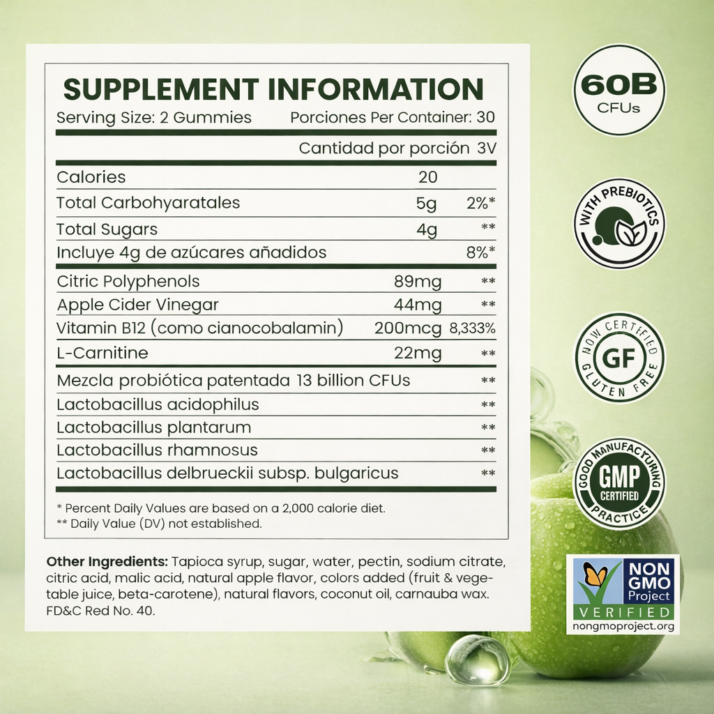 Apple Cider Vinegar Gummies™ - Your Daily Partner for Digestive Wellbeing.