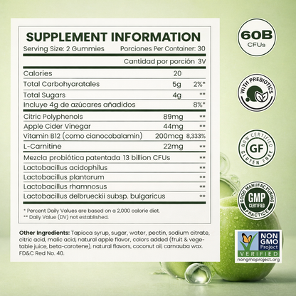 Apple Cider Vinegar Gummies™ - Your Daily Partner for Digestive Wellbeing.