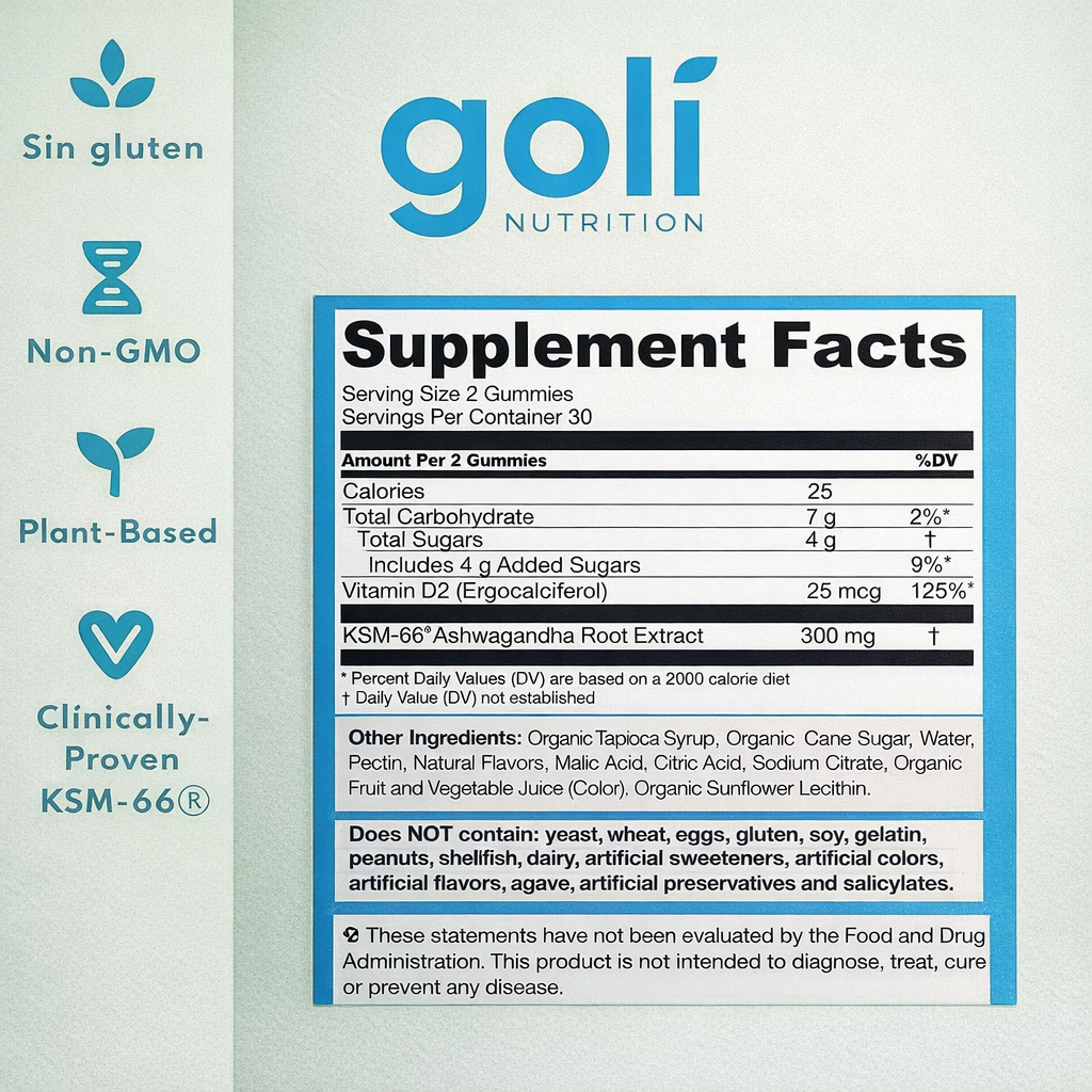 Goli Nutrition - Ashwagandha Gummies