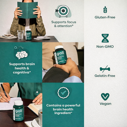 Goli® Matcha Mind: mental clarity in every gummy