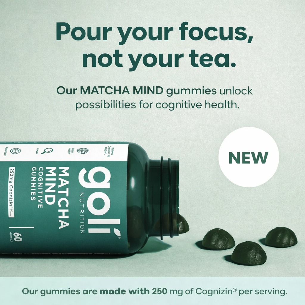 Goli® Matcha Mind: mental clarity in every gummy