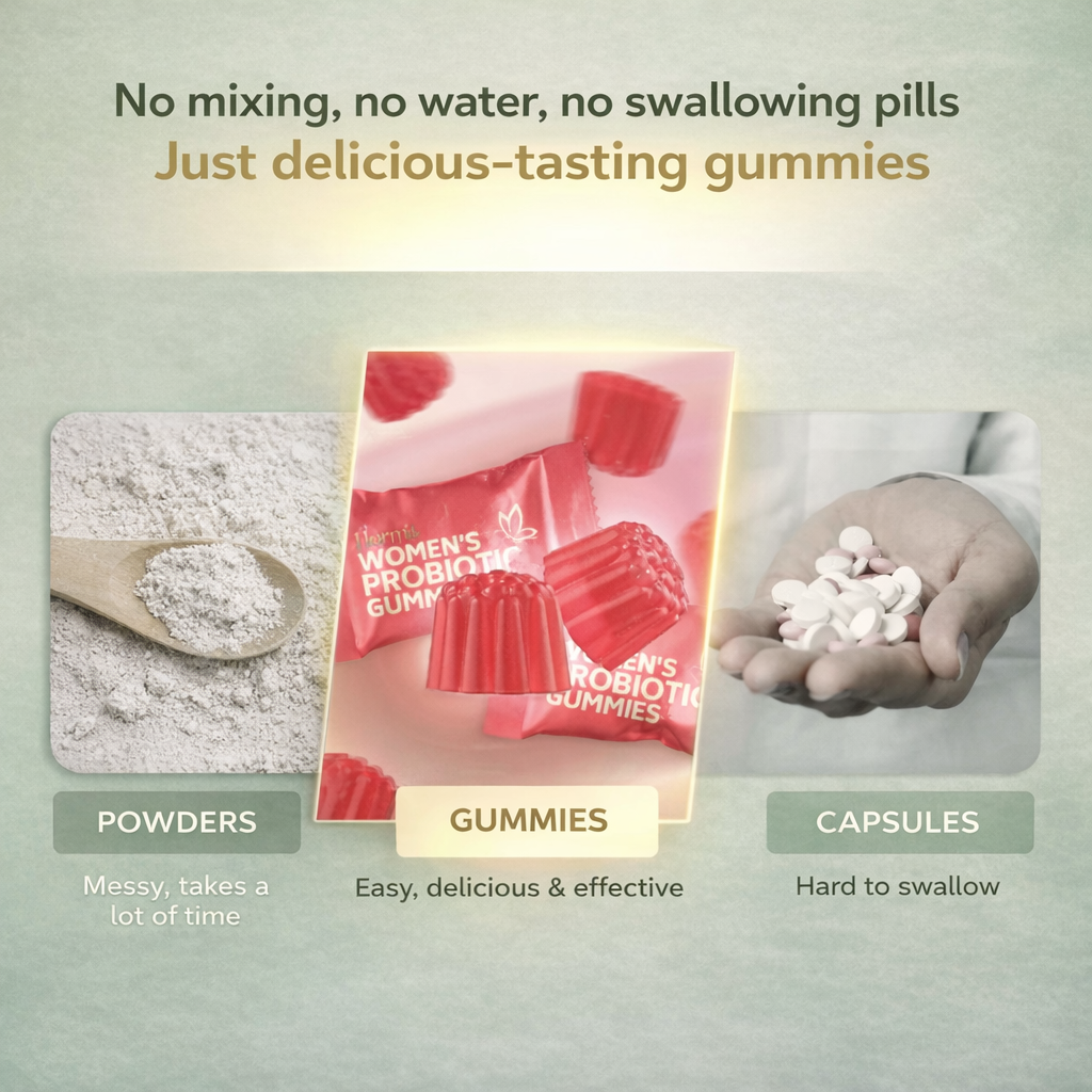 Probiotic Gummies - Delicious and Natural Feminine Balance