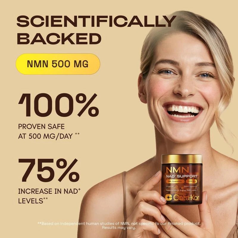 Cata-Kor NMN 1000mg | 4-in-1 NAD+ Cellular Energy Formula