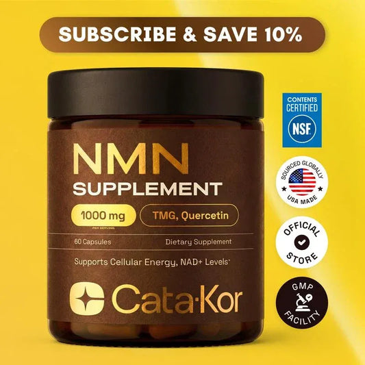 Cata-Kor NMN 1000mg | 4-in-1 NAD+ Cellular Energy Formula